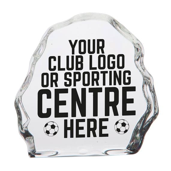 Mystique Custom Glass Award 90mm including etching