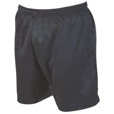 Precision Micro-stripe Football Shorts Adult Black XL 38-40