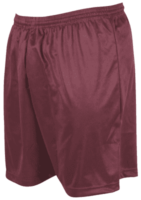 Precision Micro-stripe Football Shorts Junior Maroon M/L Junior 26-28