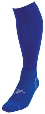 Precision Plain Pro Football Socks Adult Royal 7-11