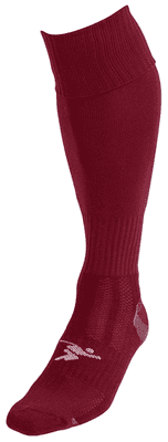 Precision Plain Pro Football Socks Junior Maroon J8-J11