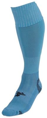 Precision Plain Pro Football Socks Junior Sky 3-6