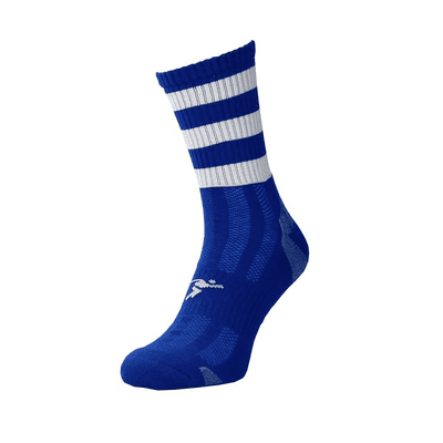 Precision Pro Hooped GAA Mid Socks Royal/White 7-11
