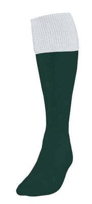 Precision Turnover Football Socks Adult Bottle/White 7-11
