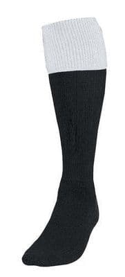 Precision Turnover Football Socks Junior Black/White J12-2
