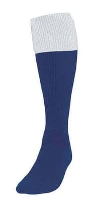 Precision Turnover Football Socks Junior Navy/White J12-2