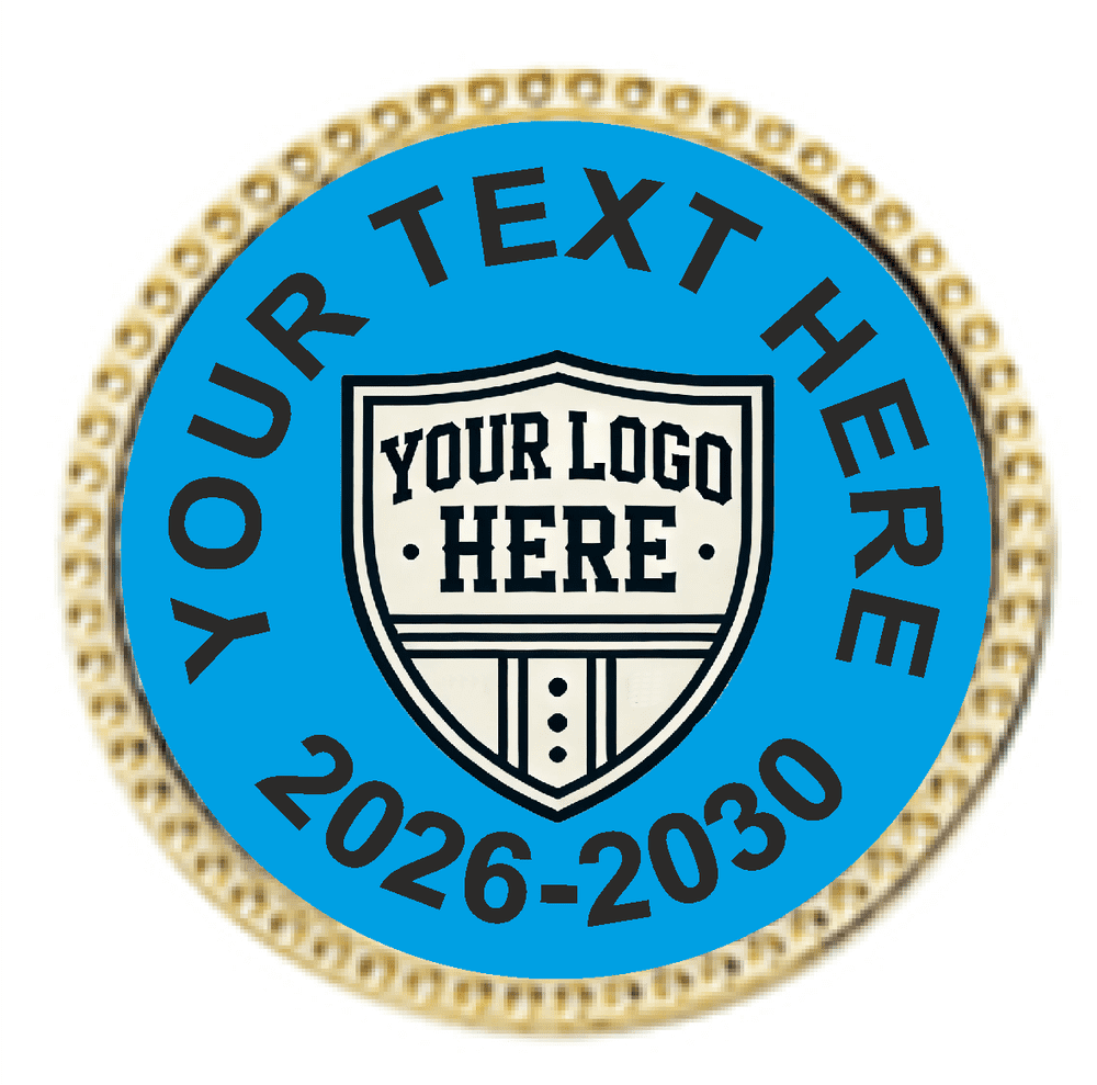 School Pin Badge – Premium Round Bespoke Pin Badge 25mm – Student