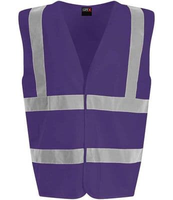 Pro RTX High Visibility WaistcoatPurple - L