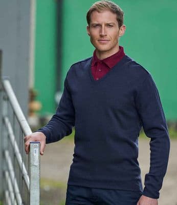 Pro RTX Pro Acrylic V Neck SweaterNavy - M