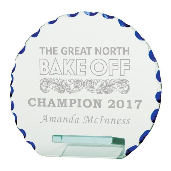 Quantum Jade Glass Award 110mm including etching