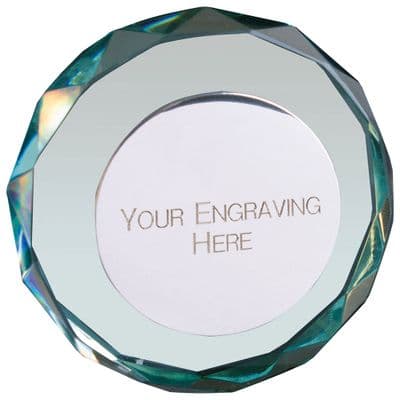 Saturn Jade Paperweight 70mm including etching