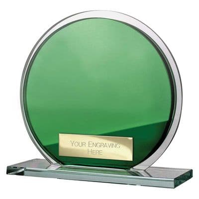 Seismic Multisport Circle Mirror Glass Green & Silver 105mm (8mm Thick