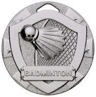 SILVER 50mm BADMINTON G821 Medal