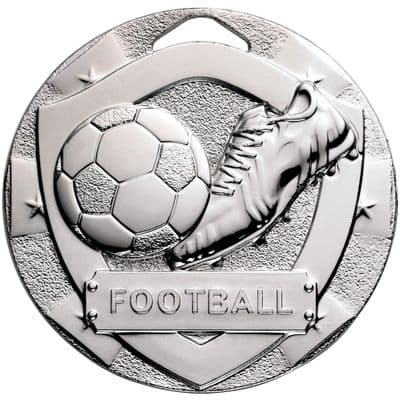 SILVER 50mm FOOTBALL G766 Medal