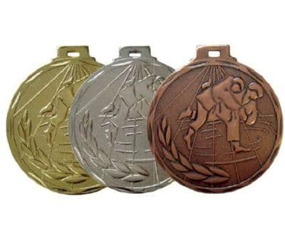 SILVER 50mm Martial Arts Thick 7903 Medal