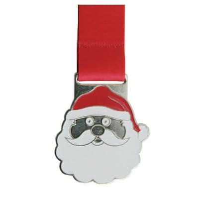 SILVER 50mm Santa Dash 2 00.94.050.5 Medal