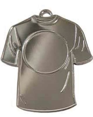 SILVER 50mm Shirt Footbal Medal 59.51.060.s Medal