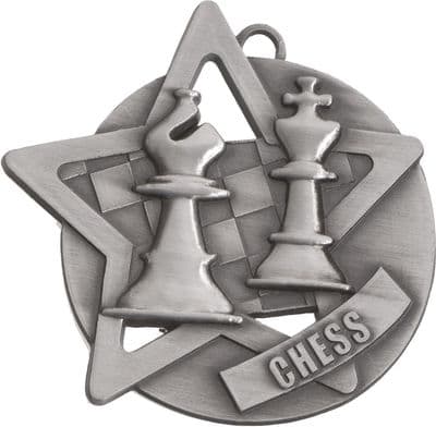 SILVER 60mm Chess SM11S Medal
