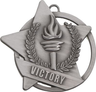 SILVER 60mm Victory Medal SM12S Medal