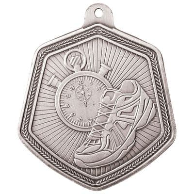 SILVER Falcon Athletics Medal Silver 65mm
