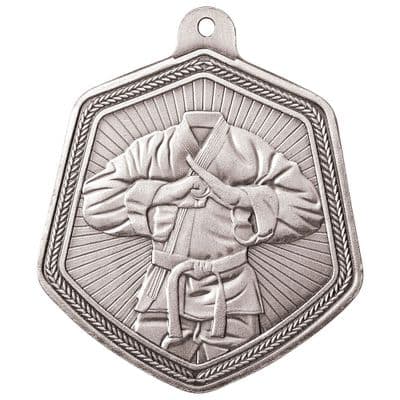 SILVER Falcon Martial Arts Medal Silver 65mm