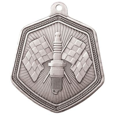 SILVER Falcon Motorsports Medal Silver 65mm