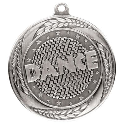 SILVER Typhoon Dance Medal Silver 55mm
