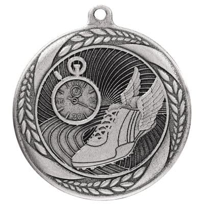 SILVER Typhoon Running Athletics Medal Silver 55mm