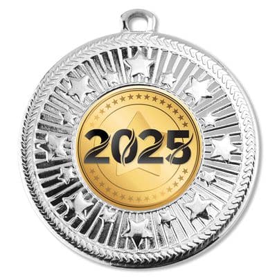 Silver VF Star 2025 Medal 50mm