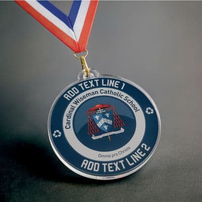 UV Printed Acrylic Medal - Fast Delivery - Variuous Sizes