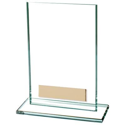 Warrior Jade Glass Award 125mm (5mm Thick)