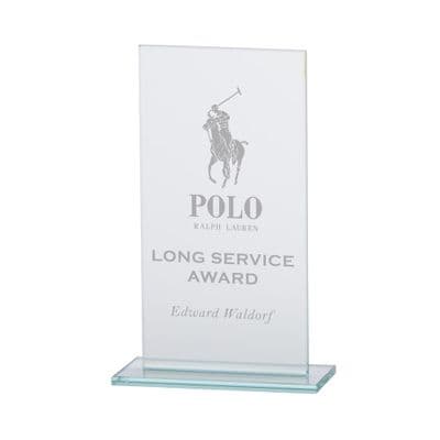 Warrior Jade Glass Award 160mm (5mm Thick)