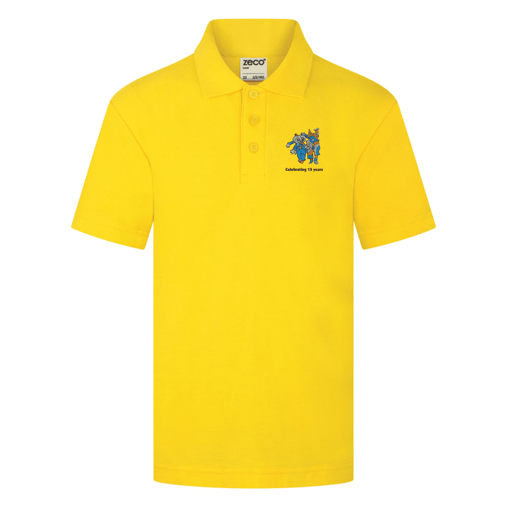 StageAbility Kids Yellow Polo Shirt