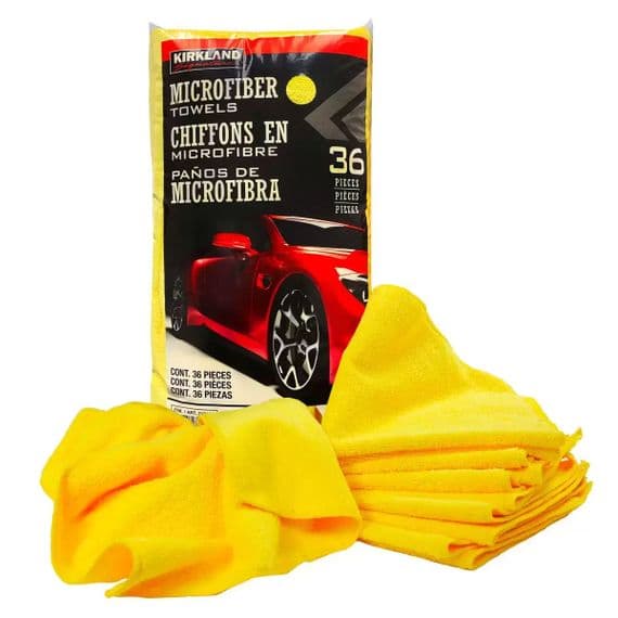 36 Kirkland Ultra Plush MicroFibre Large Cloth /Towels/Car Polish/Household