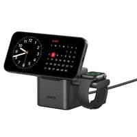 ANKER MagGo 3-in-1 Portable Charging Station with Qi2 | Travel Adapters