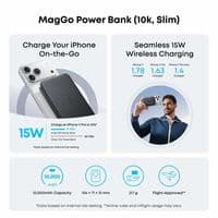 Anker MagGo Travel Bundle 10K Power Bank 40W Charger 60W Cable Case B1664H16