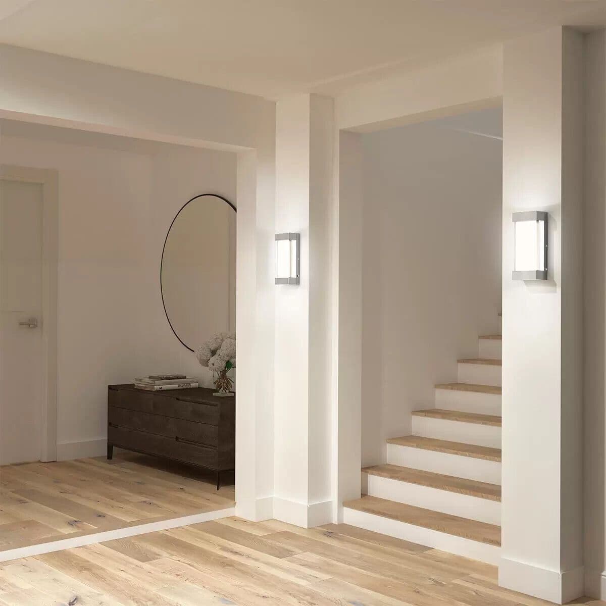 Artika Glacier Integrated LED Outdoor/Indoor Wall Light 3 Way Stream ...