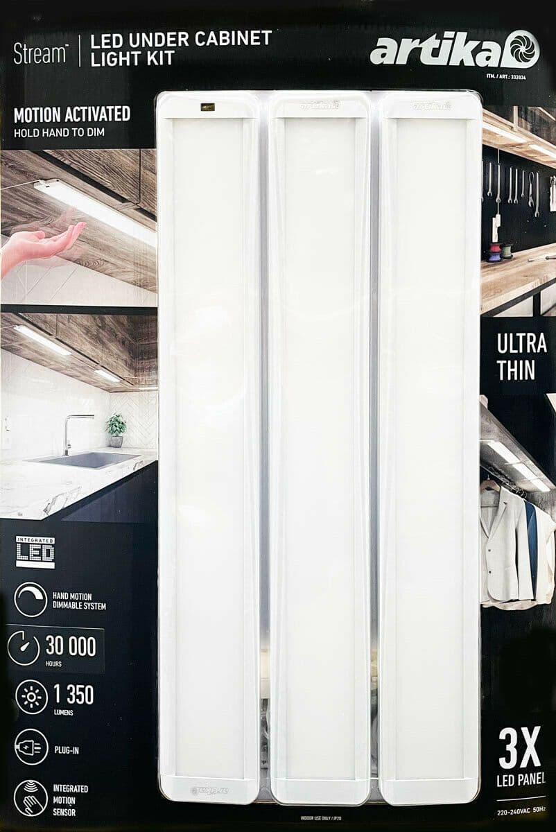 Artika Stream LED Under Light Kit with 3 LED Panels