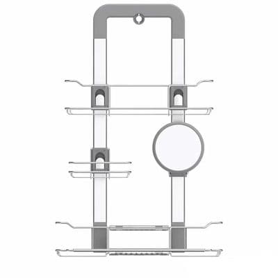 Artika Trent Hanging Shower Caddy with Adjustable Baskets & Soap Dish