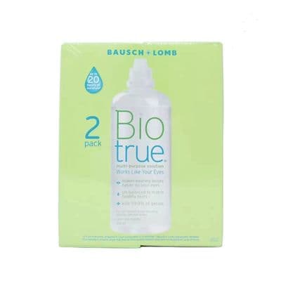 Bausch & Lomb Biotrue Contact Lens Solution 2x300ml