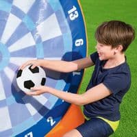 Bestway 2-in-1 Giant Inflatable Dartboard Football Axe Garden Game 157cm Ages 6+