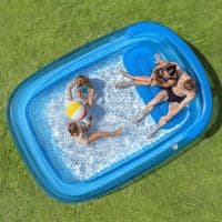 Bestway H2OGO! Family Inflatable Lounge Pool Bench Cup Holders Garden Paddling