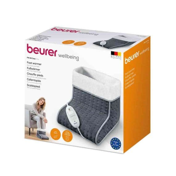 Beurer FW20 Cosy Grey Electric Heated Foot Warmer