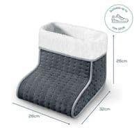 Beurer FW20 Cosy Grey Electric Heated Foot Warmer