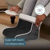 Beurer FW20 Cosy Grey Electric Heated Foot Warmer