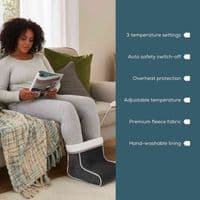 Beurer FW20 Cosy Grey Electric Heated Foot Warmer