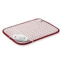 Beurer HK Cosy Electric Heat Pad Red Trim | 3 Heat Settings | Auto Off