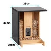 Birdfy Smart Bamboo Bird Feeder with Camera & Solar Panel