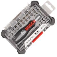 Bosch 43-Piece Precision Screwdriver Bit Set with Flexible Extension Tool Kit