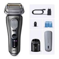 Braun Series 9 Pro+ Shaver with Cleaning, Charging Station & Power Case 9675cc